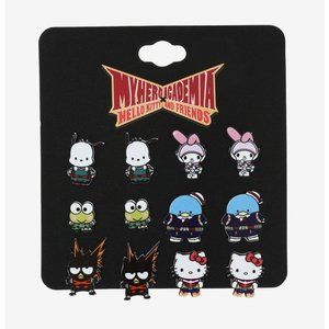 My Hero Academia X Hello Kitty And Friends Stud Earring Set